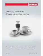 Miele CM 6300 Operating Instructions Manual preview