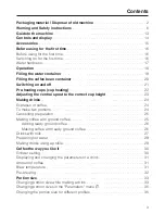 Preview for 3 page of Miele CM 6300 Operating Instructions Manual