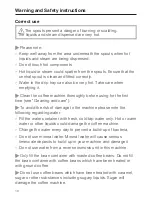 Preview for 10 page of Miele CM 6300 Operating Instructions Manual