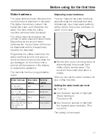 Preview for 17 page of Miele CM 6300 Operating Instructions Manual