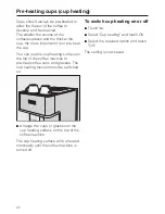 Preview for 22 page of Miele CM 6300 Operating Instructions Manual