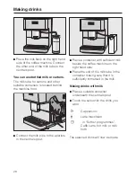 Preview for 28 page of Miele CM 6300 Operating Instructions Manual