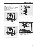 Preview for 49 page of Miele CM 6300 Operating Instructions Manual