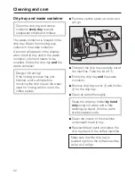 Preview for 52 page of Miele CM 6300 Operating Instructions Manual