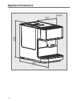 Preview for 74 page of Miele CM 6300 Operating Instructions Manual