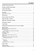 Preview for 3 page of Miele CM 6363 Operating Instructions Manual