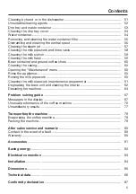 Preview for 5 page of Miele CM 6363 Operating Instructions Manual