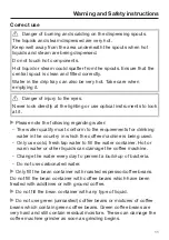 Preview for 11 page of Miele CM 6363 Operating Instructions Manual