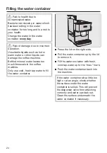 Preview for 24 page of Miele CM 6363 Operating Instructions Manual