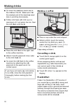 Preview for 32 page of Miele CM 6363 Operating Instructions Manual