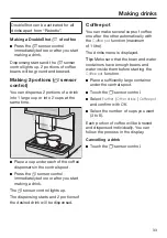 Preview for 33 page of Miele CM 6363 Operating Instructions Manual