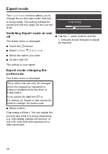 Preview for 38 page of Miele CM 6363 Operating Instructions Manual