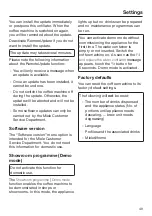 Preview for 49 page of Miele CM 6363 Operating Instructions Manual