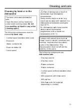 Preview for 51 page of Miele CM 6363 Operating Instructions Manual