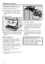 Preview for 54 page of Miele CM 6363 Operating Instructions Manual