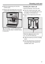 Preview for 57 page of Miele CM 6363 Operating Instructions Manual