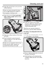 Preview for 63 page of Miele CM 6363 Operating Instructions Manual