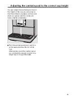 Preview for 25 page of Miele CM5300 Operating Instructions Manual