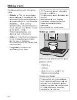 Preview for 26 page of Miele CM5300 Operating Instructions Manual