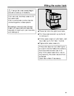 Preview for 23 page of Miele CM6150 Operating Instructions Manual