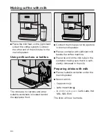 Preview for 34 page of Miele CM6150 Operating Instructions Manual