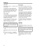 Preview for 46 page of Miele CM6150 Operating Instructions Manual