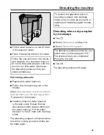 Preview for 65 page of Miele CM6150 Operating Instructions Manual