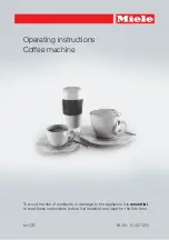 Miele CM6x10 Operating Instructions Manual preview