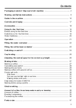 Preview for 3 page of Miele CM6x10 Operating Instructions Manual