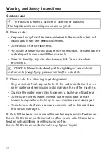 Preview for 12 page of Miele CM6x10 Operating Instructions Manual