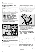 Preview for 58 page of Miele CM6x10 Operating Instructions Manual