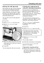 Preview for 61 page of Miele CM6x10 Operating Instructions Manual