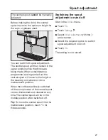 Preview for 27 page of Miele CM7300 Operating Instructions Manual