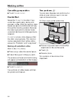 Preview for 30 page of Miele CM7300 Operating Instructions Manual