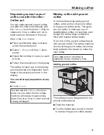 Preview for 31 page of Miele CM7300 Operating Instructions Manual