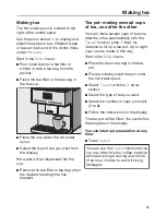 Preview for 37 page of Miele CM7300 Operating Instructions Manual