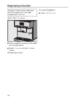 Preview for 38 page of Miele CM7300 Operating Instructions Manual