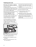 Preview for 60 page of Miele CM7300 Operating Instructions Manual