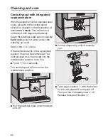 Preview for 62 page of Miele CM7300 Operating Instructions Manual