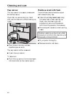 Preview for 64 page of Miele CM7300 Operating Instructions Manual