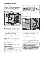 Preview for 66 page of Miele CM7300 Operating Instructions Manual