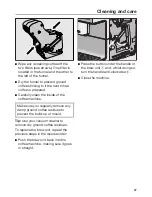 Preview for 67 page of Miele CM7300 Operating Instructions Manual