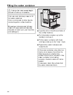 Preview for 26 page of Miele CM7500 Operating Instructions Manual