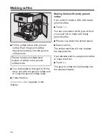 Preview for 34 page of Miele CM7500 Operating Instructions Manual