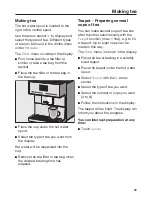 Preview for 39 page of Miele CM7500 Operating Instructions Manual