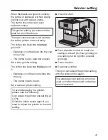 Preview for 41 page of Miele CM7500 Operating Instructions Manual