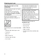 Preview for 62 page of Miele CM7500 Operating Instructions Manual