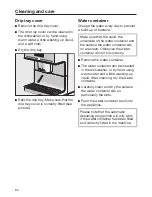 Preview for 64 page of Miele CM7500 Operating Instructions Manual