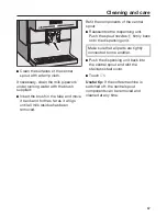 Preview for 67 page of Miele CM7500 Operating Instructions Manual