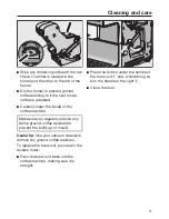 Preview for 71 page of Miele CM7500 Operating Instructions Manual